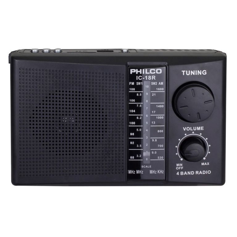 Radio multibanda USB/SD recargable