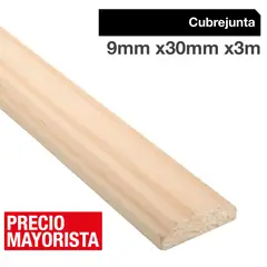 MULTIMARCA - Moldura Pino Finger Natural 9 mm 3x300 cm
