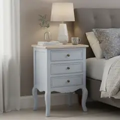 JUST HOME COLLECTION - Velador 3 Cajón(es) Cindy 40x69x35 cm