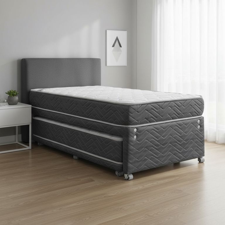 CELTA Cama 1.5 plazas Nido Apolo Gris