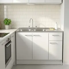 KHOR - Kit mueble lavaplatos 120 cm derecho con rebalse