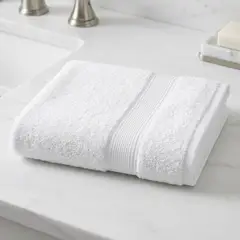 DECO EXPRESS - Toalla Baño 550 gr 140x70 cm Blanco