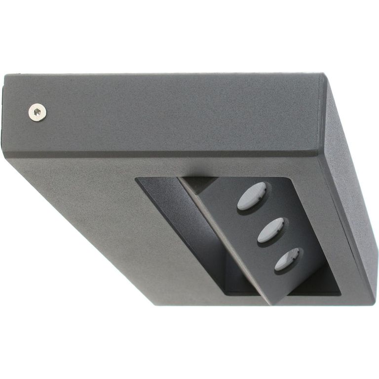 Apliqué de muro LED 7,5 W Gris
