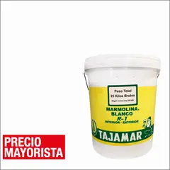 TAJAMAR - Marmolina 25 kg blanco