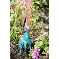 GARDENA - Cultivador Manual Para Jardín 3 Cuchillas Metálicas