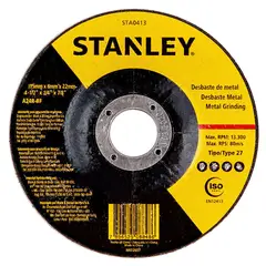 STANLEY - Disco desbaste 4,5" grano abrasivo