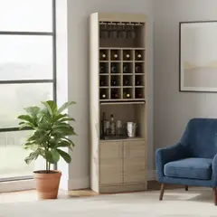 TUHOME - Bar Kava Beijing 51x180x32 cm Rovere