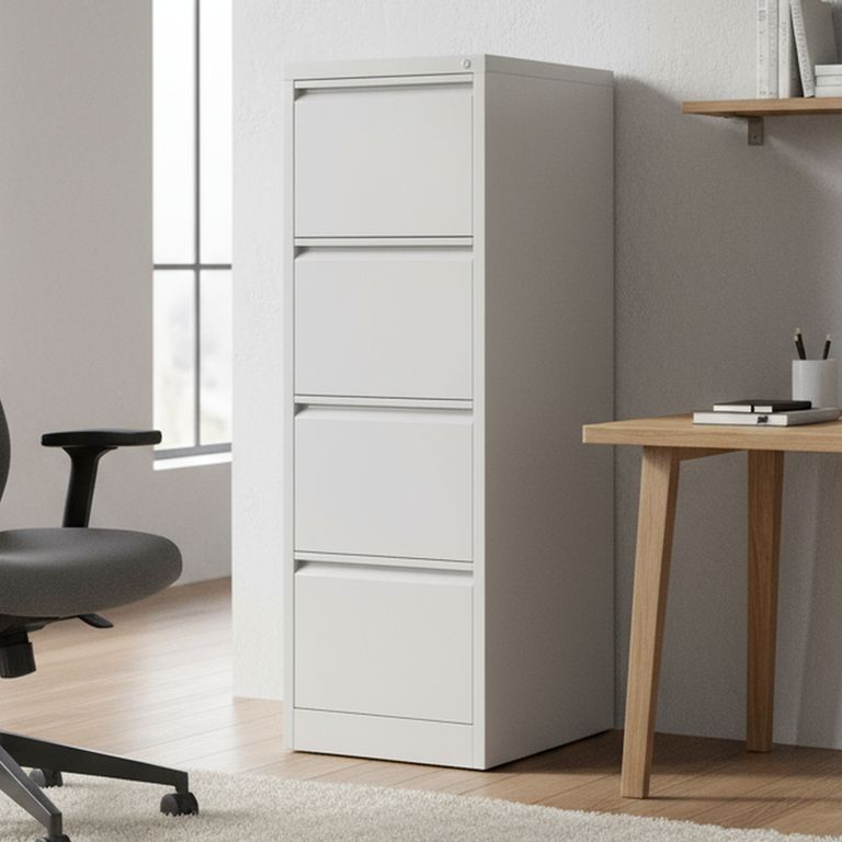 Mueble archivador 4 cajones acero