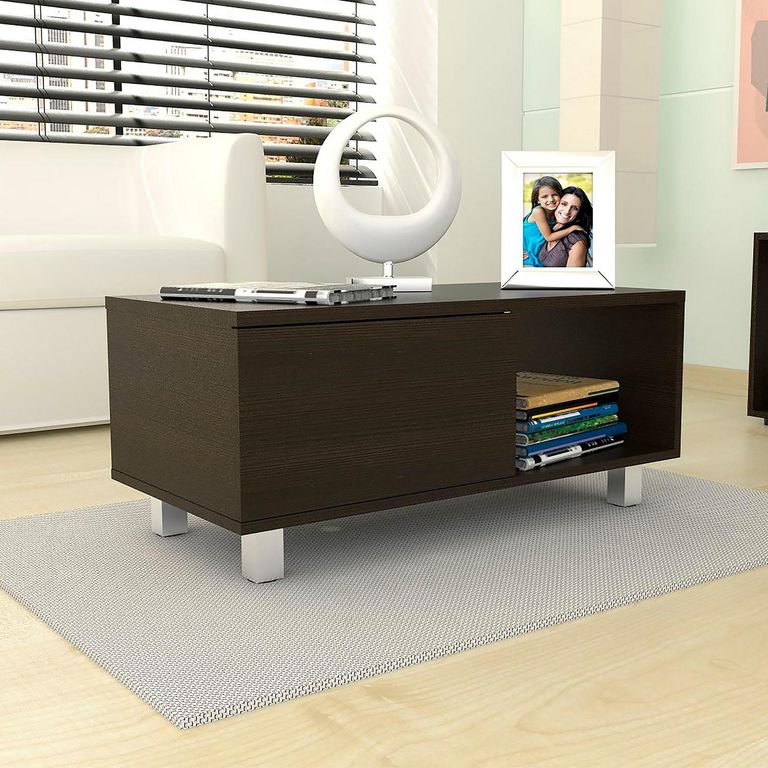 Mesa de centro 30,5x80,1x40 cm wengué