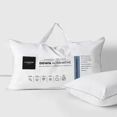 CANNON - Almohada Down Alternative de Fibra sintética para Dormir 50x90 cm