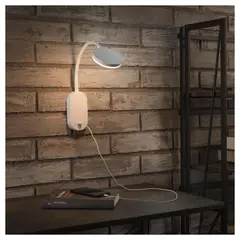 JUST HOME COLLECTION - Apliqué Usb Plástico Blanco