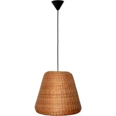 DECO MIMBRE - Lámpara de colgar Mimbre Diamante II Café