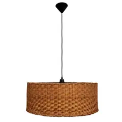 DECO MIMBRE - Lámpara Colgante Isidora Mimbre Café