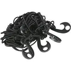 AUTOSTYLE - Red de amarre plástico 100 cm negro