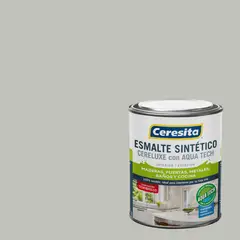 CERESITA - Esmalte Sintético Semibrillante 0.25 galón(es) Gris Perla