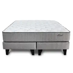 MANTAHUE - Box Base Dividida King Box Spring Boreal Gris