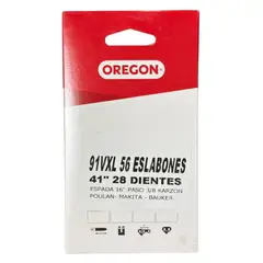 OREGON - Cadena Motosierra 3/ 8 Pulgadas 16 28 Dientes 55 Eslabones