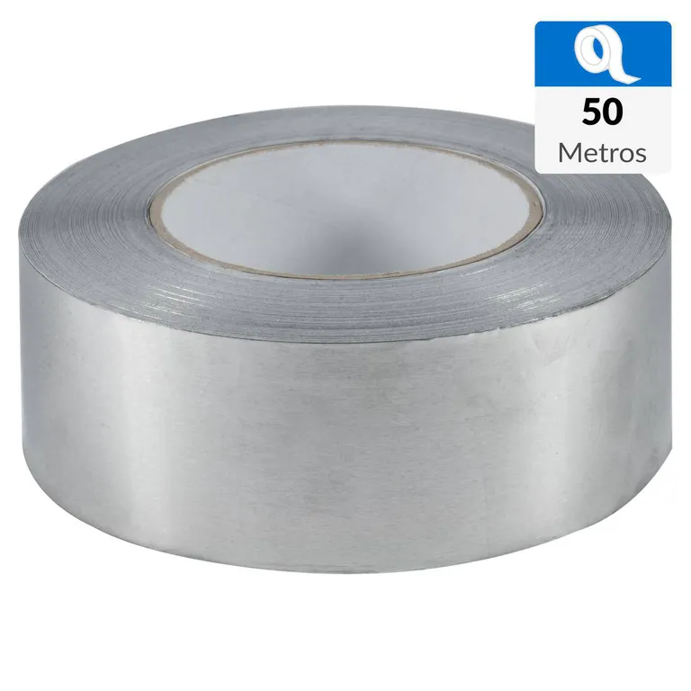 Cinta aluminio adhesiva 50 mm 50 m