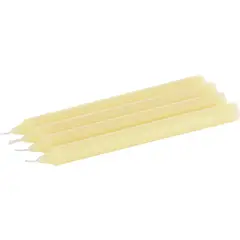 JUST HOME COLLECTION - Set de velas para candelabro vainilla 4 unidades ivory