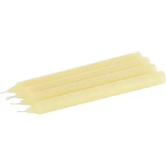JUST HOME COLLECTION - Set de velas para candelabro vainilla 4 unidades ivory