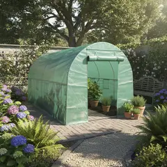 AUTOSUSTENTABLE - Invernadero túnel 8 m²