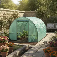 AUTOSUSTENTABLE - Invernadero tunel 9 m²