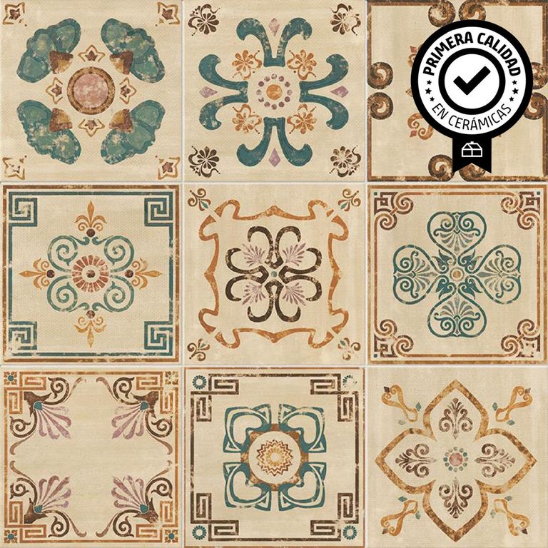 Cerámica 20x20 cm Verona Multicolor. 1 m2
