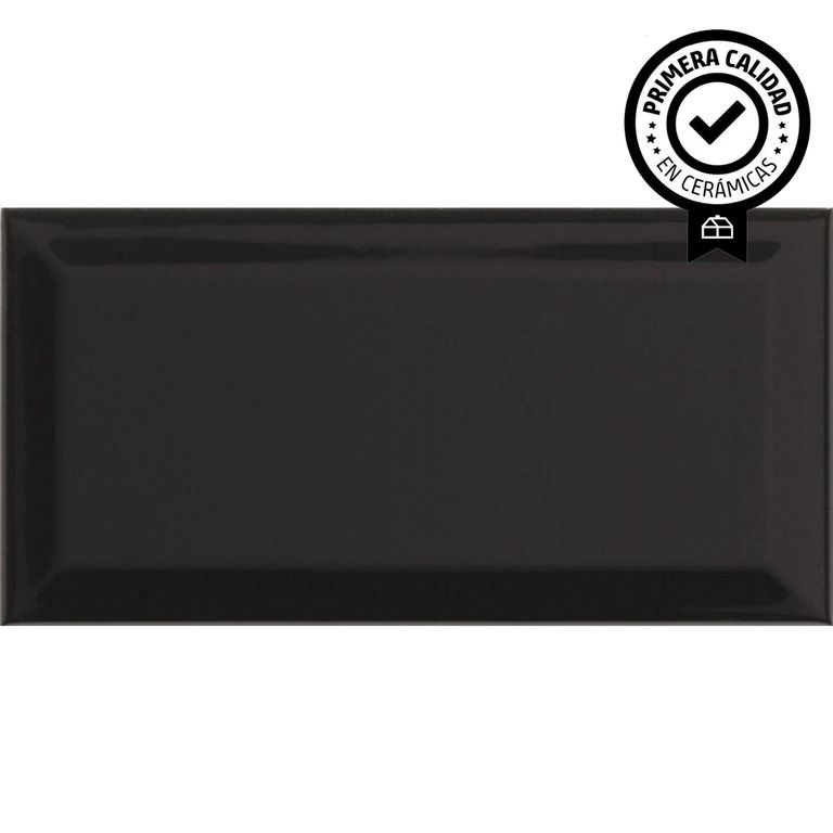 Cerámica 20x10 cm Bissel Negro 1 m2