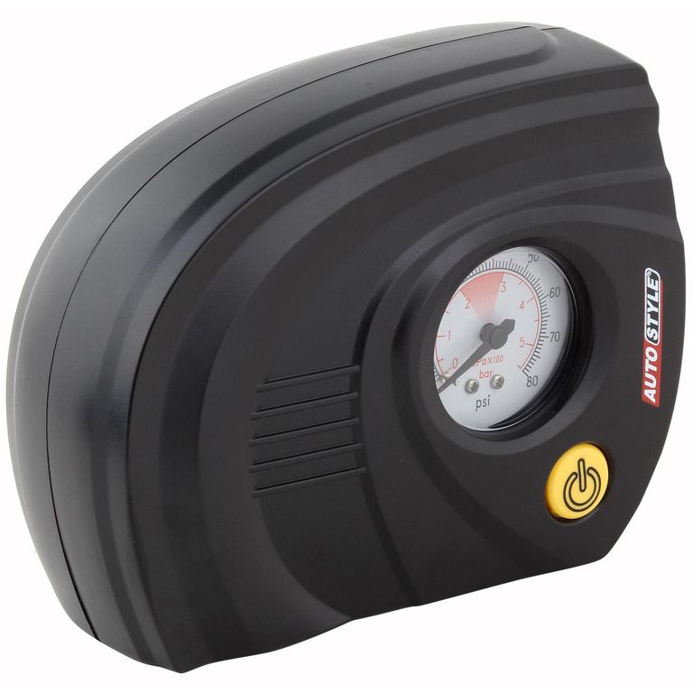 Compresor de Aire Análogo 12v 80 Psi para Auto y Bicicleta