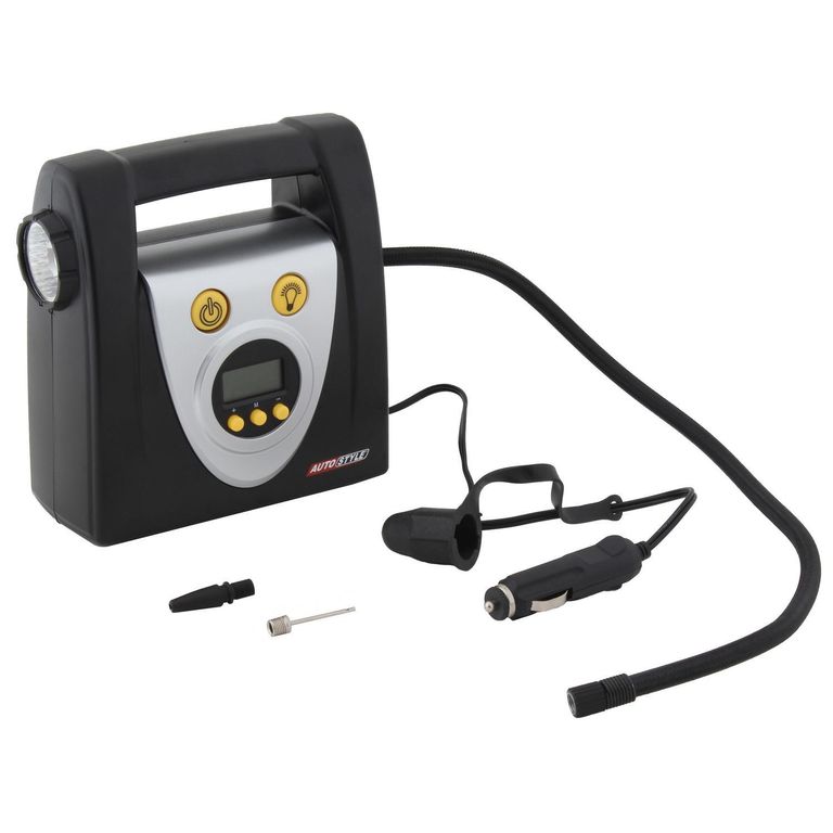 Compresor de Aire Digital 12v 80 Psi con Adaptadores