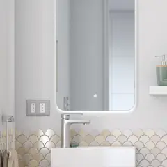 SENSI DACQUA - Espejo Los Angeles con luz led touch 40X60 cm