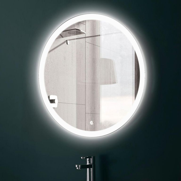 Espejo Nice redondo con luz led 59 cm