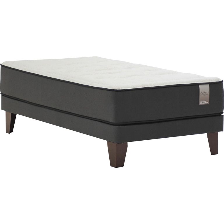 MANTAHUE Cama 1 plaza Americana Aureo Gris