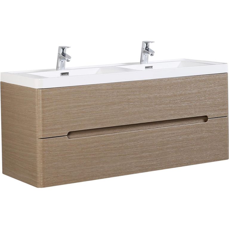 Mueble Vanitorio River Taupe 120x50x47.6 cm