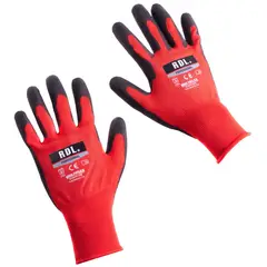 REDLINE - Guante Multiuso Liviano XL Rojo/negro