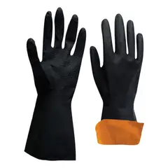 REDLINE - Guante Albañil de Goma Talla única Negro