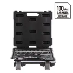 UBERMANN - Set de dados y llaves 3/8" 22 piezas