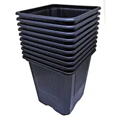 VILMORIN - Vasos para trasplante 9x9x9,5 cm - 10 unidades
