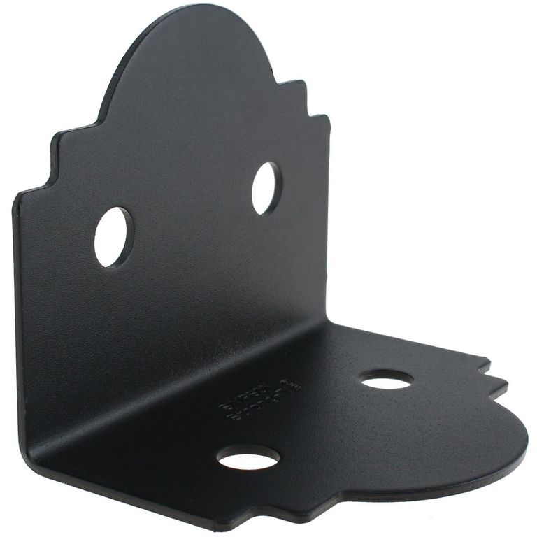 Angulo Acero galvanizado negro 6