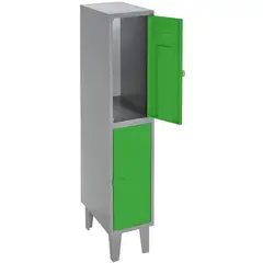 MOVILOCKERS - Locker 1 Cuerpo 2 Puerta(s) 31x170x50 cm Gris/Verde