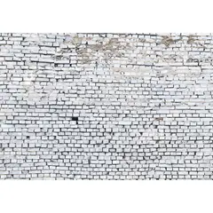 KOMAR - Papel Fotomural Ladrillo Blanco 9,35 m2