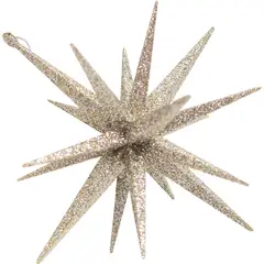 DEAR SANTA - Estrella Puntas Gold Con Glitter 15 cm