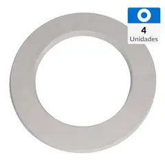 GOMAHOGAR - Golilla plana caucho sintético 2" 4 unidades