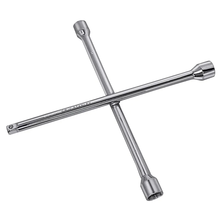 Llave De Cruz Cromo Para Ruedas Auto
