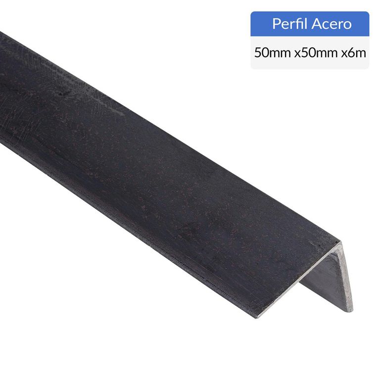 Ángulo Laminado Acero 50x50x3 mm 6 m