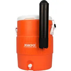 IGLOO - Cooler para Agua con Dispensador de Vasos Plástico 38 l Naranjo