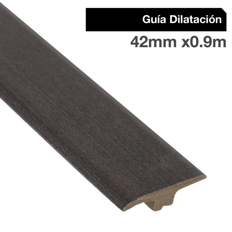 Guía de Dilatación Madera Café 10 mm 0.42x90 cm