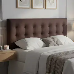 BODEVIR - Respaldo 180x7x60 cm chocolate