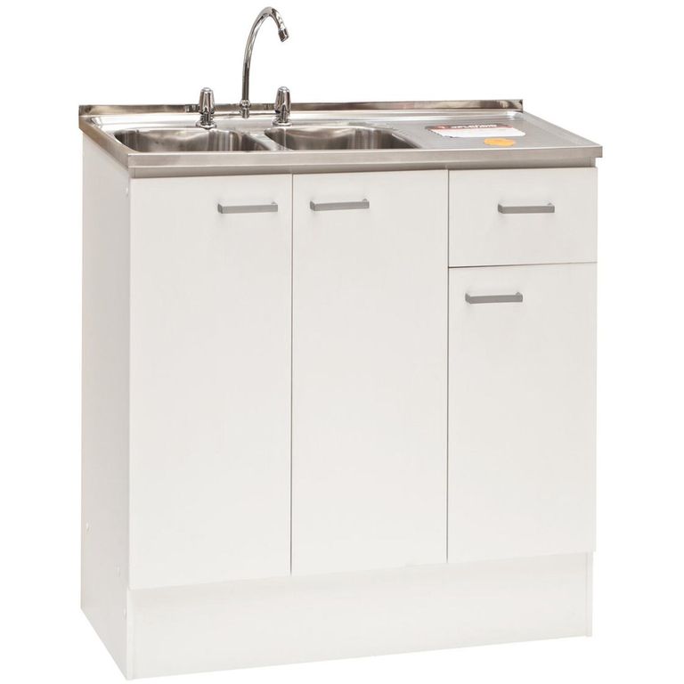 Kit lavaplatos secador izquierdo 118x83x47 blanco