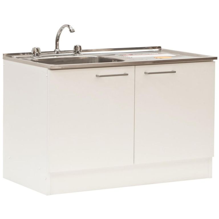 Kit mueble para lavaplatos 80x83x47 cm Blanco